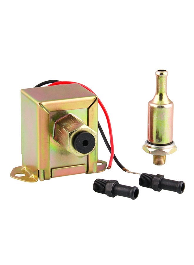 Universal 12V Fuel Pump Transfer Inline Fuel Pump Unions Filter Petrol Diesel - Image 1