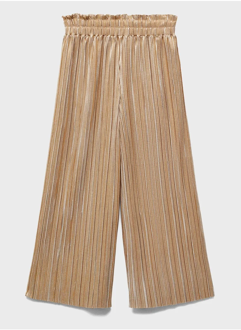 MANGO Kids Pleated Pants