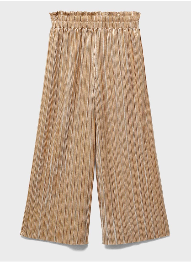 MANGO - Kids Pleated Pants - Image 1