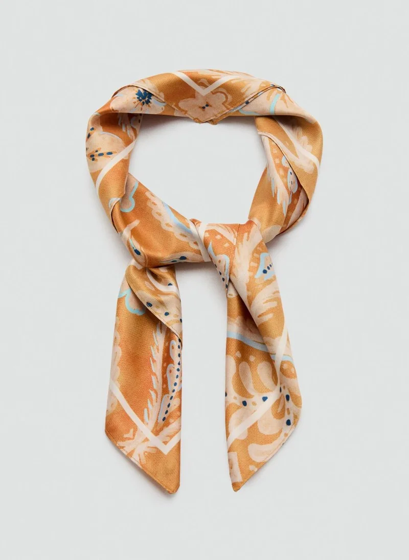 مانجو Floral print scarf