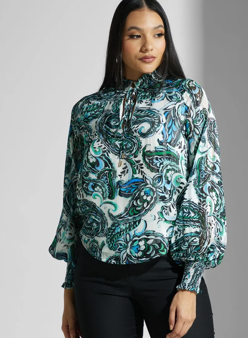 Karen Millen Floral Printed Top