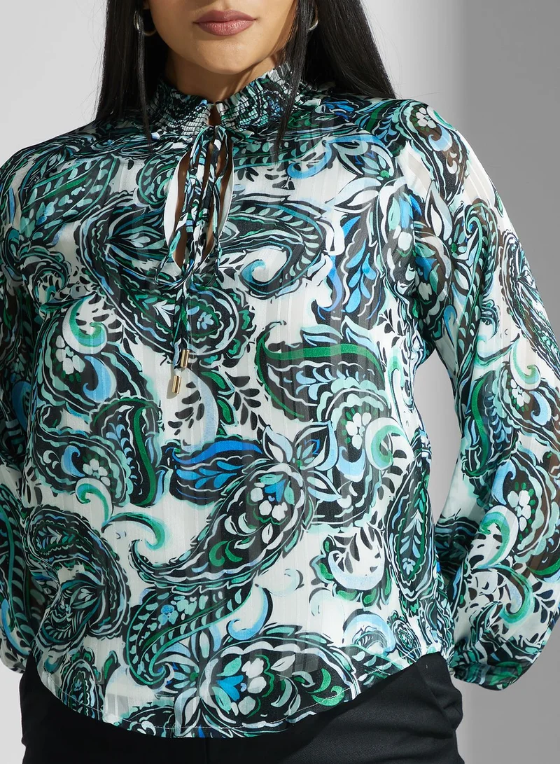 Karen Millen Floral Printed Top