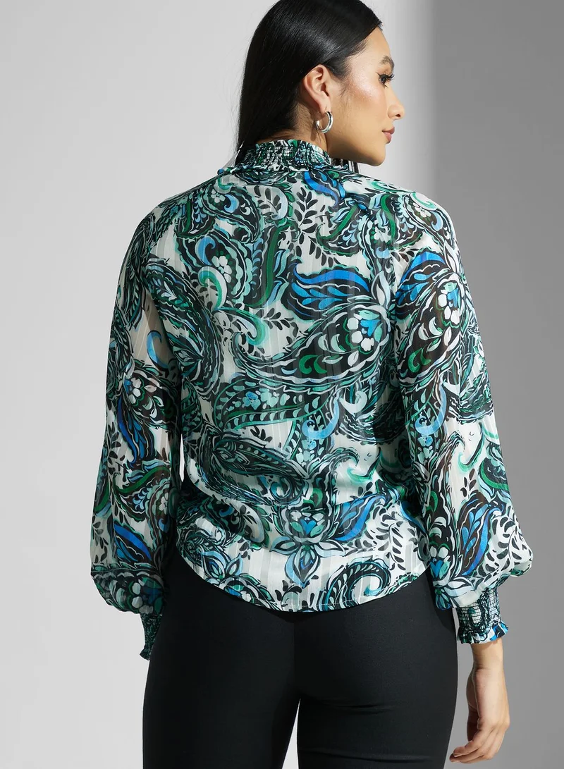Karen Millen Floral Printed Top
