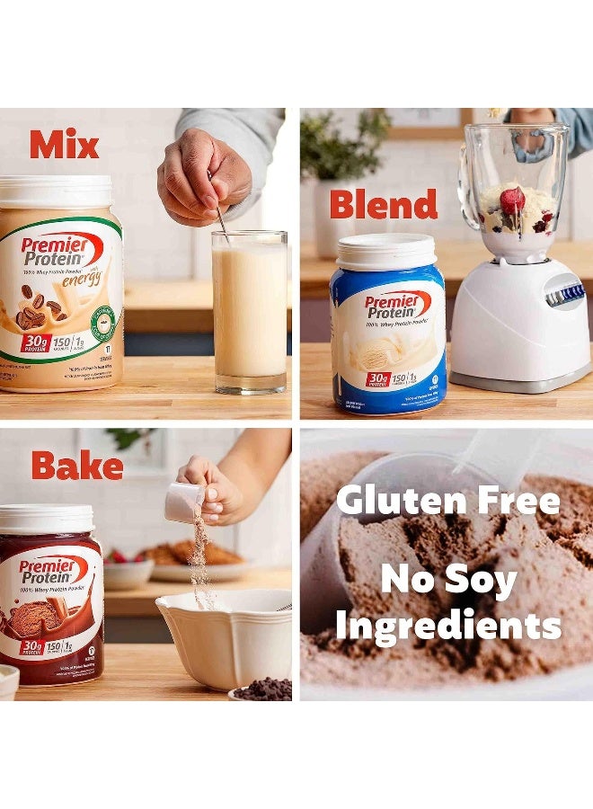 Premier Protein Powder, Cafe Latte, 30G Protein, 1G Sugar, 100% Whey Protein, Keto Friendly, No Soy Ingredients, Gluten Free, 17 Servings, 23.9 Ounce (Pack Of 1) - Image 4