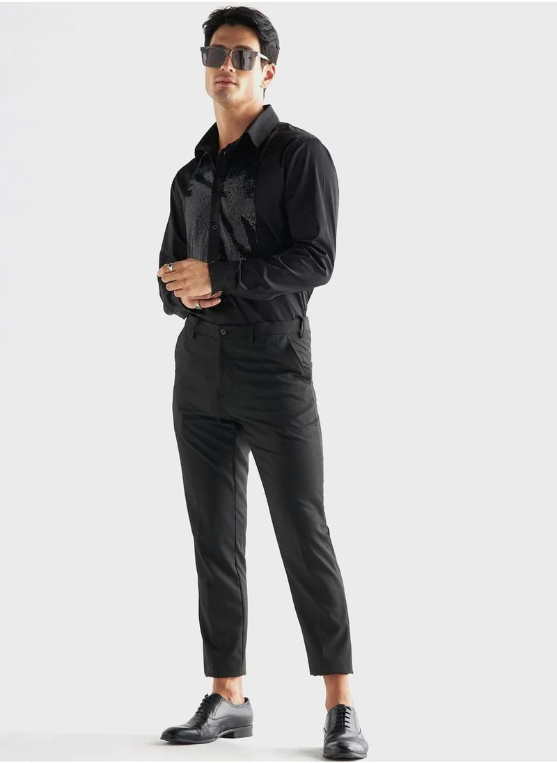 Splash FAV Embroidered Regular Fit Shirt