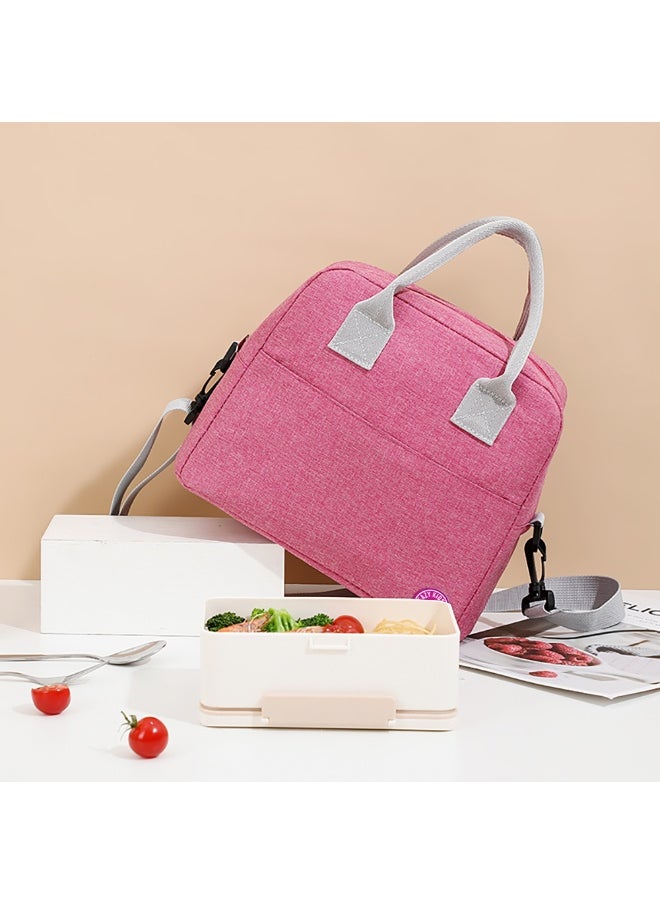 Eazy Kids Eazy Kids 3 Compartment Stainless Steel bento Lunch Box 800ml w/ Lunch Bag - Cup Cake Purple  - Image 3