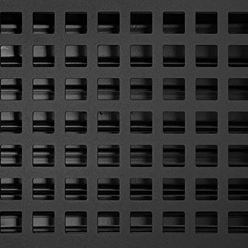 Madelyn Carter Contemporary Artisan Style Vent Cover, Solid Cast Steel Interior, Controls Air Flow, 2 x 10 inches (Overall Face: 3.625 x 11.375 inches), Matte Black - Image 4