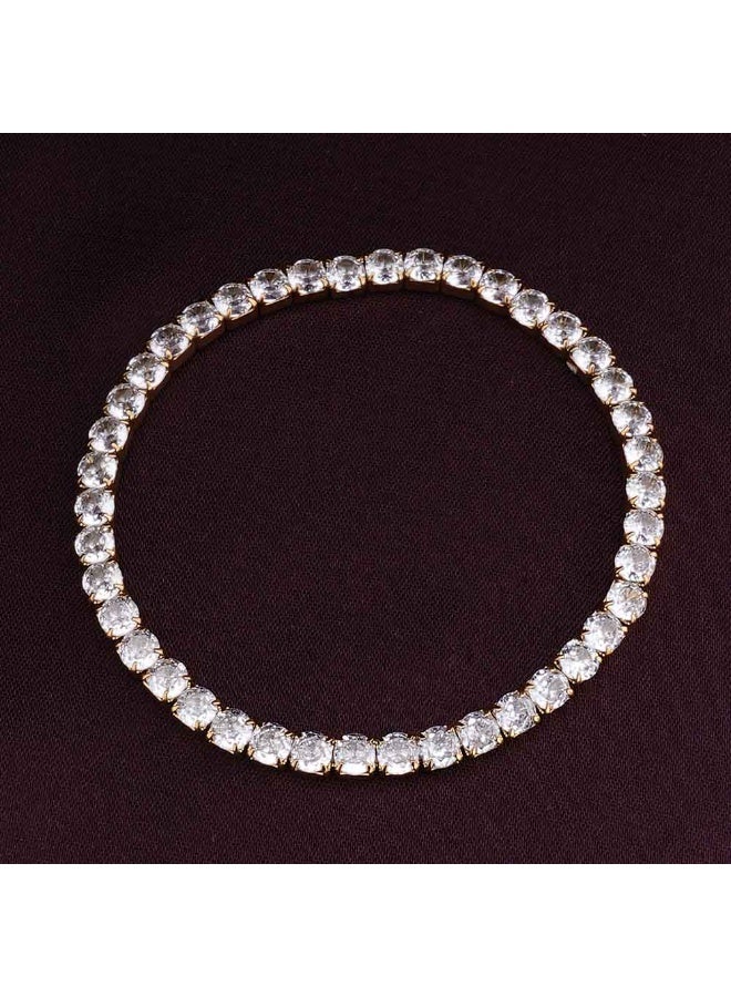 PALMONAS Exquisite Gold Studded Bracelet for Women - Waterproof & Anti-Tarnish - Image 1