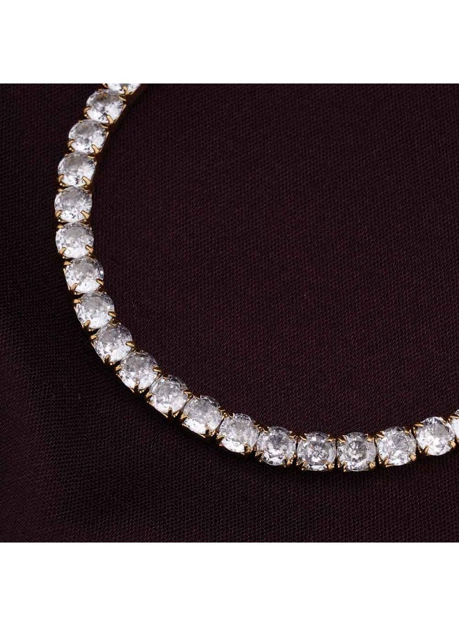 PALMONAS Exquisite Gold Studded Bracelet for Women - Waterproof & Anti-Tarnish - Image 3