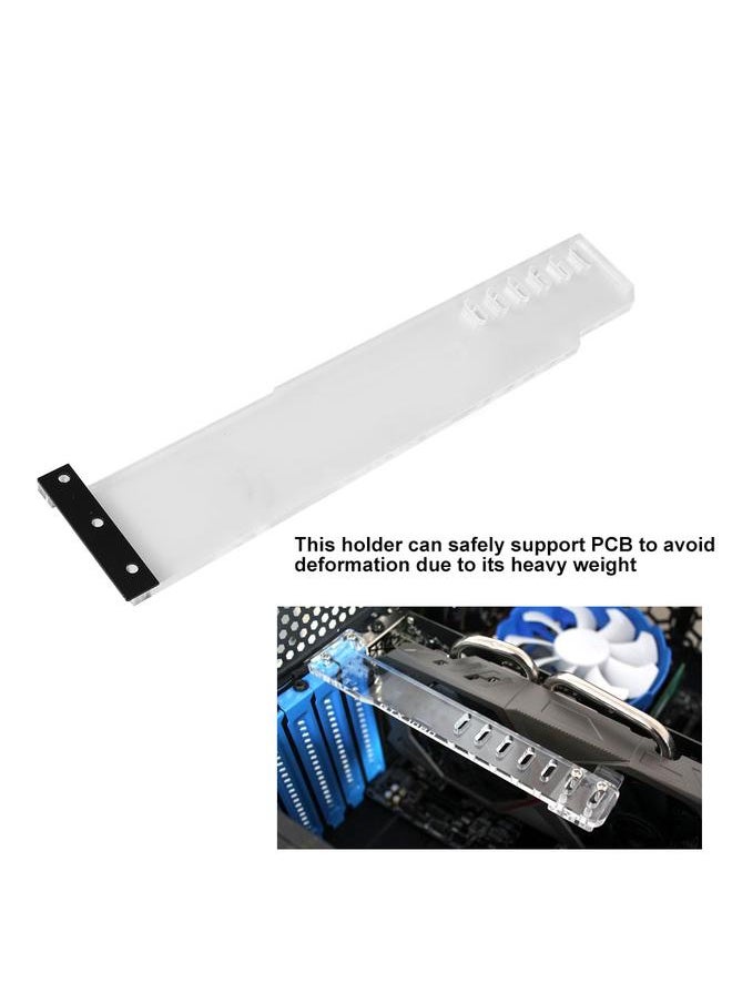 Thoraya Full Coverage Graphics Card Block for PCB PMMA Load-bearing Graphic Card Holder  - Image 5