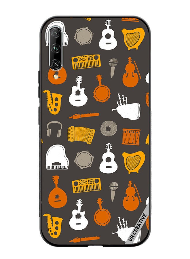 VR CREATIVE Protective Case Cover For Huawei Nova Y9S Musical Instruments Flat Design Multicolour - Image 1