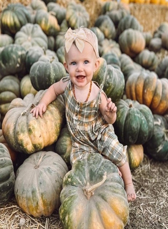 Jomila 8 Pcs Velvet Bow Headband for Newborn Toddler Girls Hair Bow Elastic Bands Infant Baby Soft Hairbands - Image 2