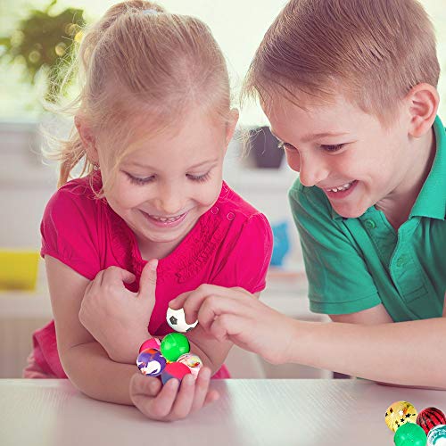 Pllieay 24 Pieces Bouncy Balls Small Bouncy Balls for Kids, Rubber Balls 25mm Mixed Color Party Bag Filler for Party Favors, Christmas Stocking Stuffers, Classroom Prizes, and Pet toy - Image 5