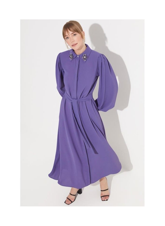 جون فستان أحمر طويل - Image 1