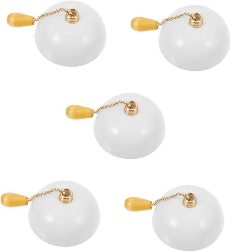 5 قطع سلسلة سحب مروحة السقف امتداد زخرفة نصف دائرة زخرفية سهلة التركيب - Image 1