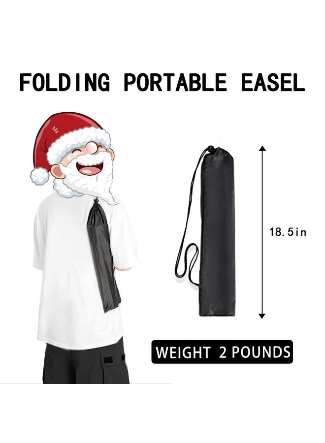 Easel Stand for Display Wedding Sign & Poster - 63 Inches Tall Easle for Display Holder - Portable Collapsable Poster Easel (Color : White) - Image 4