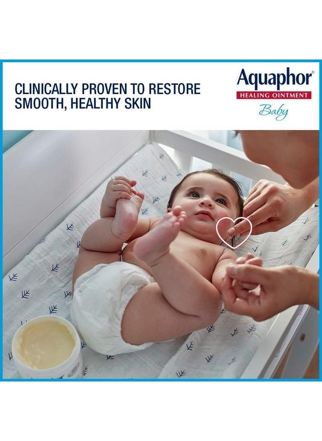 Aquaphor Baby Healing Ointment Advanced Therapy Skin Protectant, Dry Skin And Diaper Rash Ointment, 14 Oz Jar  - Image 4