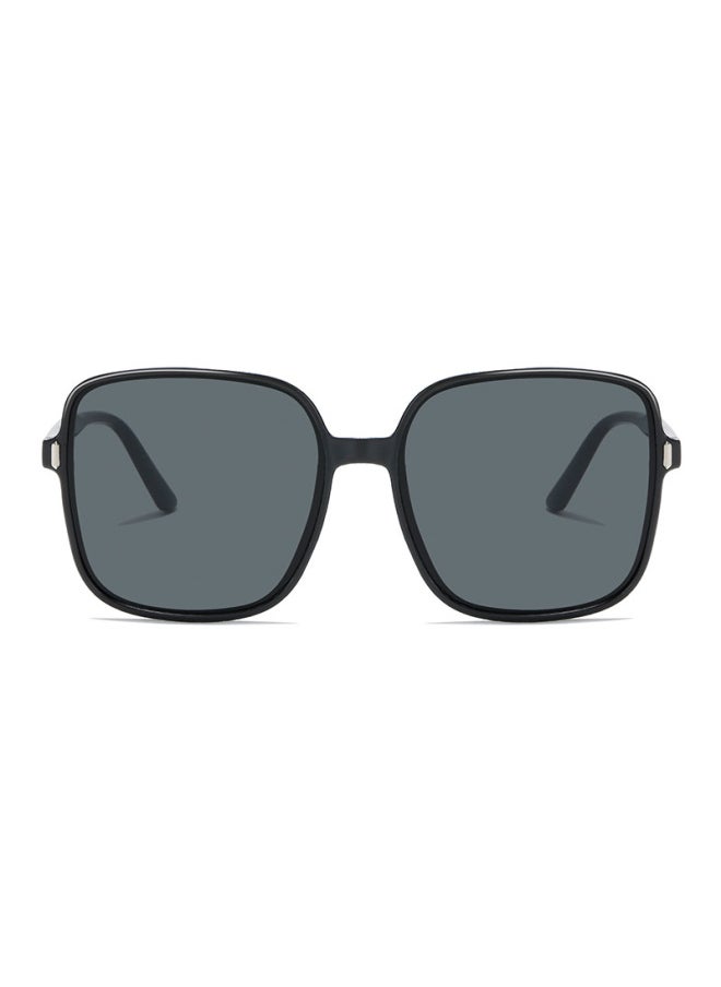Generic - Vintage Rice Nail Square Women Sunglasses Round Face Ladies Anti-UV Eyewear Big Frame Sun Glasses Fashion Gafas de sol para-Lenses Color:C3-Frame Color:Sunglasses - Image 1