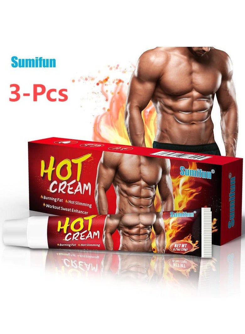 سوميفون كريم ساخن مكون من 3 قطع لحرق دهون البطن وتنحيف البطن - Image 1