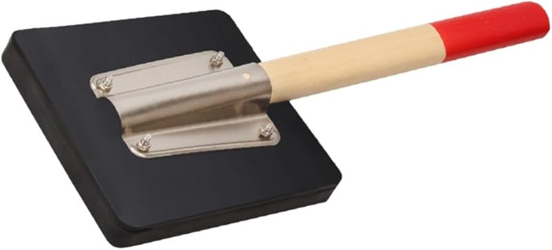 Rubber Hammer with Wooden Handle for Floor Tile Installation Durable Construction Tool - Image 1