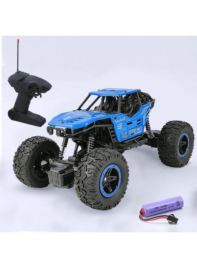 Wembley Remote Control Rock Crawler, 5 Function High Speed 1:18 Rc Car Toys for Boys 2Wd Off Road Vehicle Toy Cars for Kids Monster Truck Rock Climbing Car Toy for Kids,(Blue) - Image 1