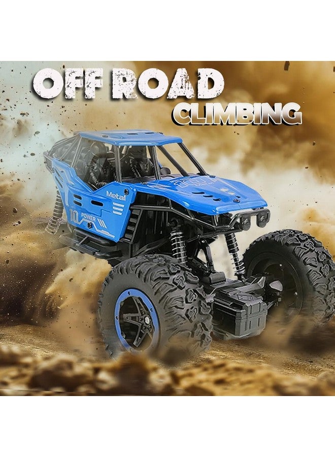 Wembley Remote Control Rock Crawler, 5 Function High Speed 1:18 Rc Car Toys for Boys 2Wd Off Road Vehicle Toy Cars for Kids Monster Truck Rock Climbing Car Toy for Kids,(Blue) - Image 5