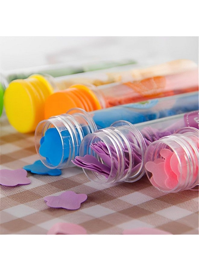 Jaimin Creation 3 Pcs Travel Soft Paper Soap Flower Design Tube Shape Bottle Paper Soap (Assorted/Random Colour) - Image 2