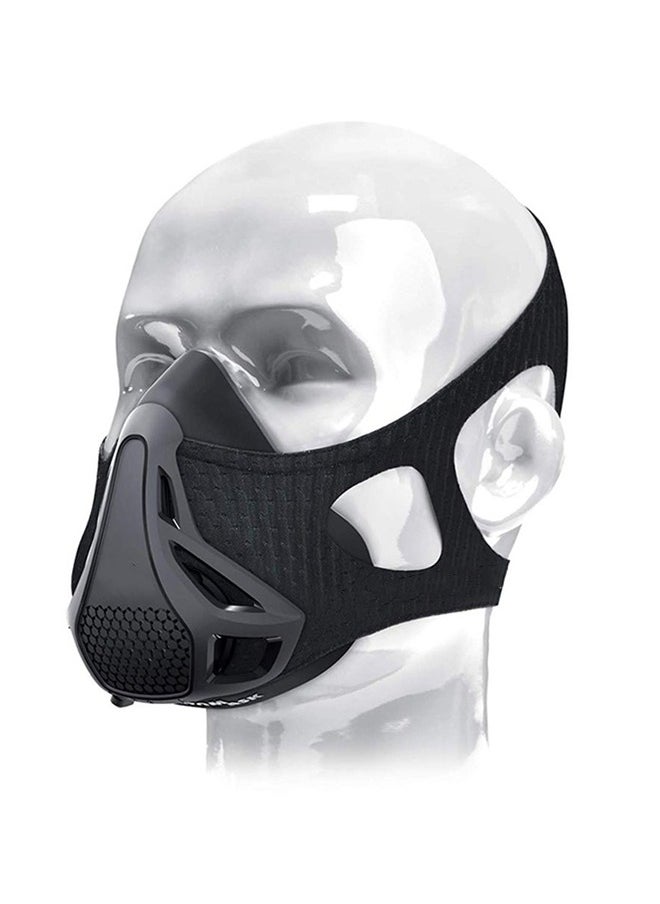 ماركة غير محددة Training Mask, Gym Workout Mask with Adjustable System, High Altitude Mask for Running, Cardio, Cycling, Gym  - Image 1