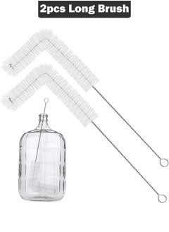 Generic 2pcs 70cm Long Bendable Cleaning Nylon Brush Bottle Brush for 3 5 6 6.5 Gallon Glass Carboys Jugs Fermenters Corny Kegs Home Brewing  - Image 1