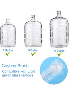 Generic 2pcs 70cm Long Bendable Cleaning Nylon Brush Bottle Brush for 3 5 6 6.5 Gallon Glass Carboys Jugs Fermenters Corny Kegs Home Brewing  - Image 4