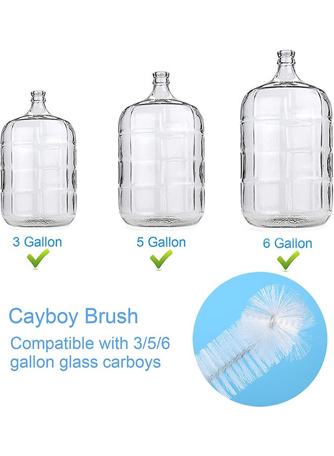 2pcs 70cm Long Bendable Cleaning Nylon Brush Bottle Brush for 3 5 6 6.5 Gallon Glass Carboys Jugs Fermenters Corny Kegs Home Brewing  - Image 4