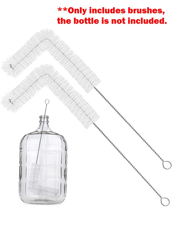 2pcs 70cm Long Bendable Cleaning Nylon Brush Bottle Brush for 3 5 6 6.5 Gallon Glass Carboys Jugs Fermenters Corny Kegs Home Brewing  - Image 2