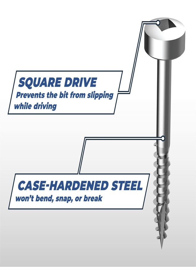 Kreg SPS-F150-500 Zinc Pocket Screws, 1-1/2 Inch #6 Fine Thread, Pan Head (500 Count) - Image 5