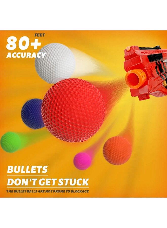 EKIND 50 Rounds Bulk Refill Ammo Bullet Balls Compatible For Nerf Rival Blaster Series Red - Image 5