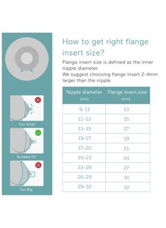 8 Pack Breast Milk Pump Inserts 15/17/19/21mm Breast Milk Pump, Compatible with Breast Milk Pump for Spectra/Momcozy Breast Milk Pump/Momcozy Wearable Breast Pump Breast Milk Pump/Breast Milk Pump for Medela Pump/Tsrete - pzsku/Z5DF806BFC96D78CB5DFFZ/45/_/1730274981/5822169d-02d1-49d4-87d2-ee899d394659