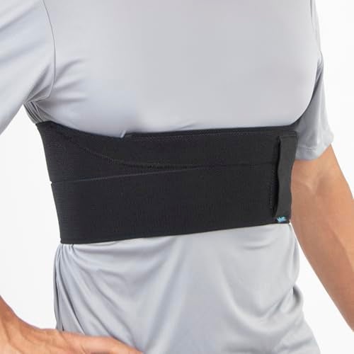 Vive Broken Rib Brace for Women Men Rib Cage Support Belt for Fractured Cracked Broken or Bruised Ribs Post Surgery Compression Garment Wrap Diastasis Recti Belly Band - Image 2