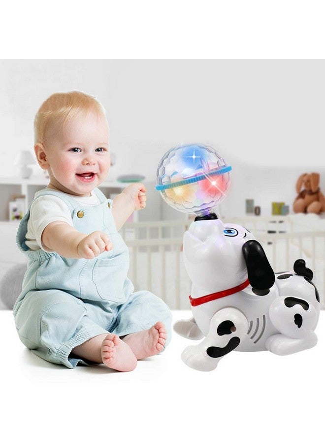 Goyal's Dancing Dog Toy Musical Sound Flashing Lights 360° Rotating Puppy Walking, Singing Toy for Kids Boys Girls (Dog White) - Image 5