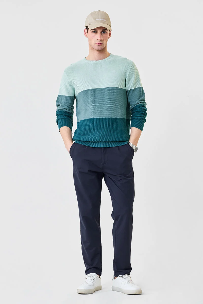 سنيتش كنزة بأكمام كاملة بقصة عادية