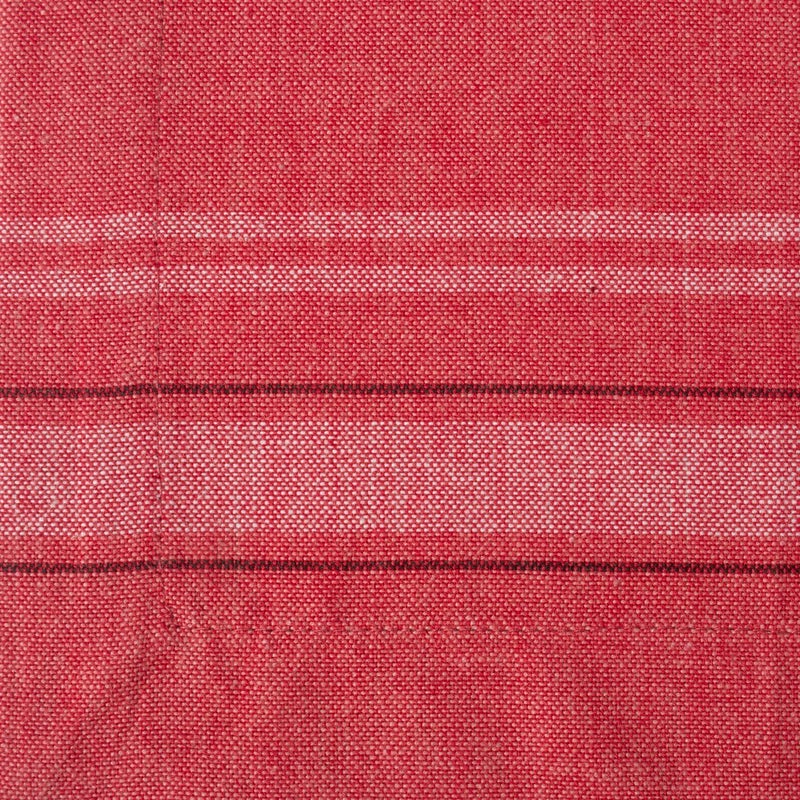 DII 100% Cotton Machine Washable, Everyday French Stripe Placemat for Dinner Parties, Summer & Outdoor Picnics, Set of 6 Set, Chambray Red - Image 2