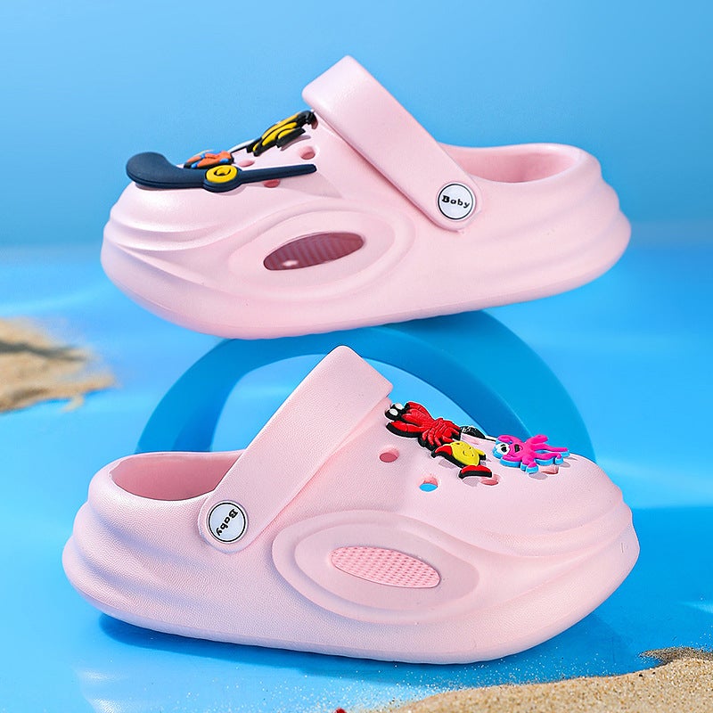 Astro Boy Summer Kidsren'S Boys And Girls Baotou Non-Slip Soft Bottom Family Shoes With Poop Feeling For Small And Medium-Sized Kidsren - Image 1