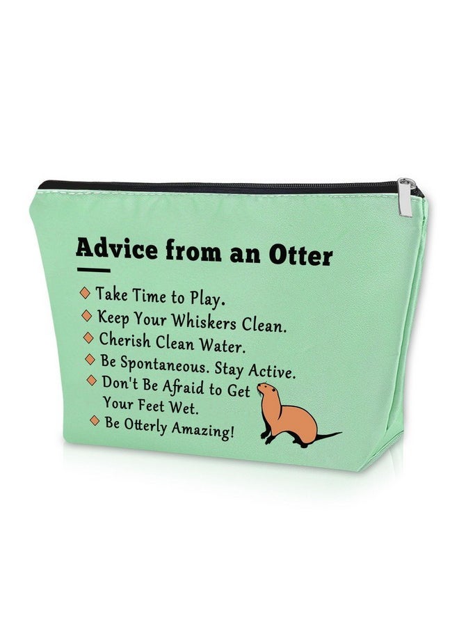 Otter Gifts For Girls Green Makeup Bag Sea Otter Gifts For Women Otter Themed Birthday Gifts Cosmetic Bag Gifts For Otter Lovers Animal Lover Gifts For Adults Christmas Gifts Travel Pouch - pzsku/Z5DF84A30653035ABFA38Z/45/_/1730892600/29c84a23-2040-4104-9894-db536bcd8a34