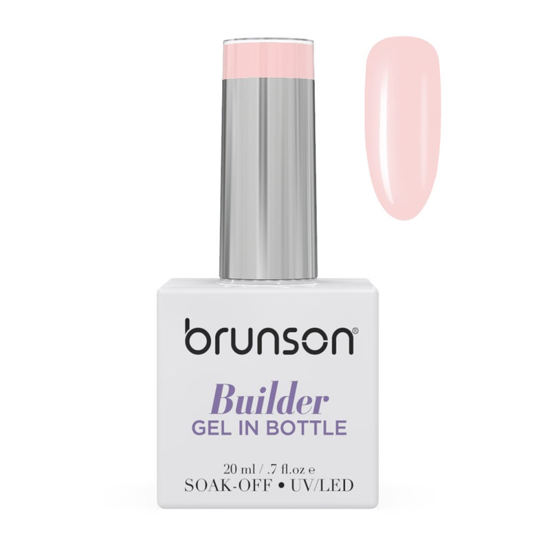 brunson جل بناء خالي من TPO للأظافر 20 مل جل بناء 10 في 1 في زجاجة BIAB بدون حرارة غير مصفر طويل الأمد جل نقع للأظافر لتقوية وإصلاح طبقة الأساس خالي من الهيما جل صلب للصالة - Image 1