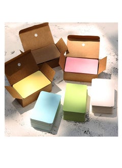 Y&D 6 Colors Blank Kraft Paper Cards, Assorted Pastel Colours 89 52mm 600 Pieces  - Image 3