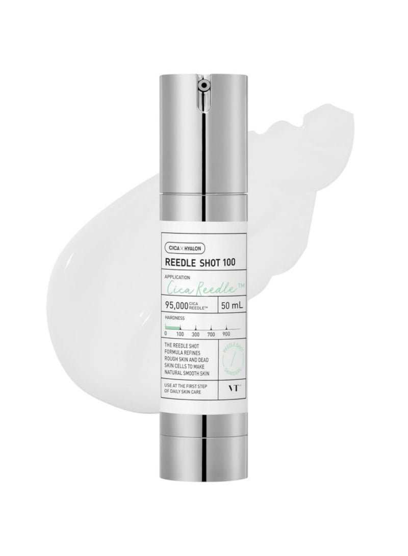 VT COSMETICS CICA Reedle Shot 100 Essence | Daily Face Essence for Soft Skin, Centella Complex, Hyaluronic Acid, Green Propolis Extract for All Skin Types 1.69Fl Oz (50ml) - Image 1
