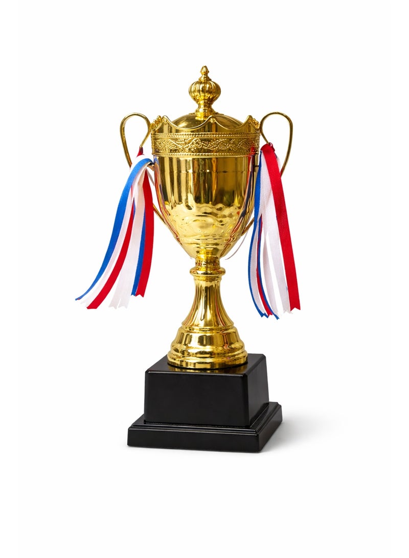 The Royal Golden Championship Cup with commemorative ribbons - Image 1