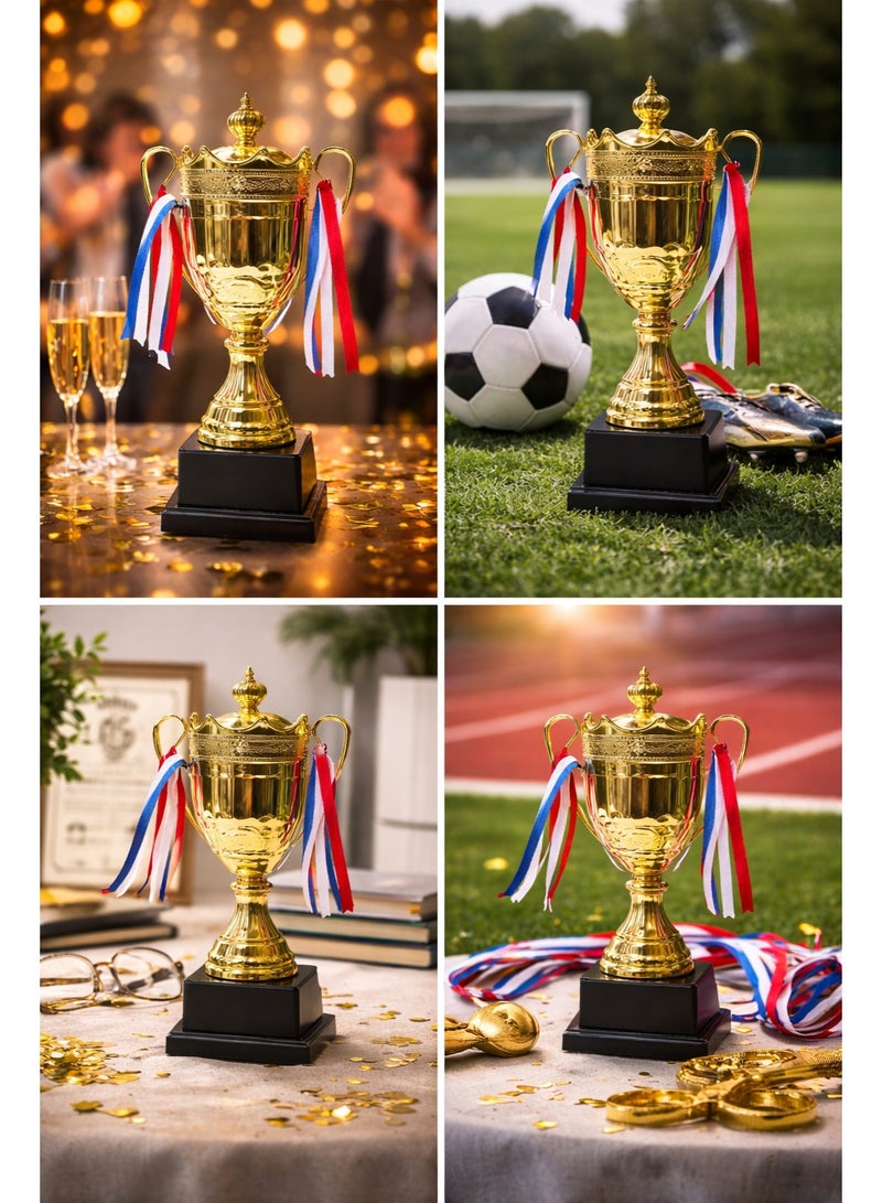 The Royal Golden Championship Cup with commemorative ribbons - Image 2