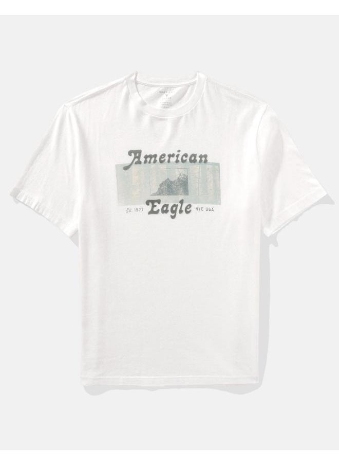 American Eagle - Logo Graphic Crew Neck T-Shirt - Image 1