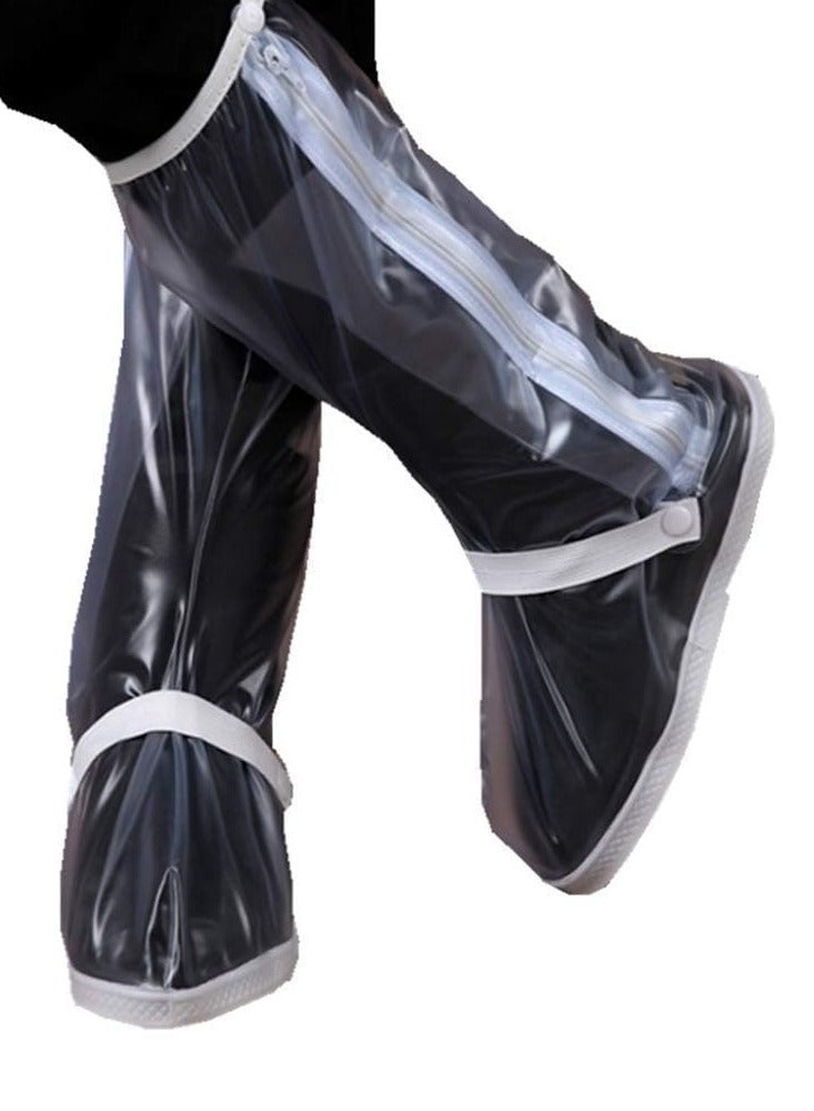 Zikra Overshoes Rain Boots Waterproof Anti-Snow Shoe Covers Reusable Rain Boots Protective Gear for Men and Women (M) - Image 2