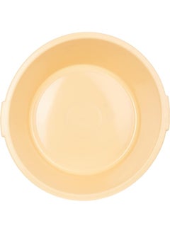 Cosmoplast حوض بلاستيكي عميق 20 بوصة كريمة 26 لتر  - Image 3