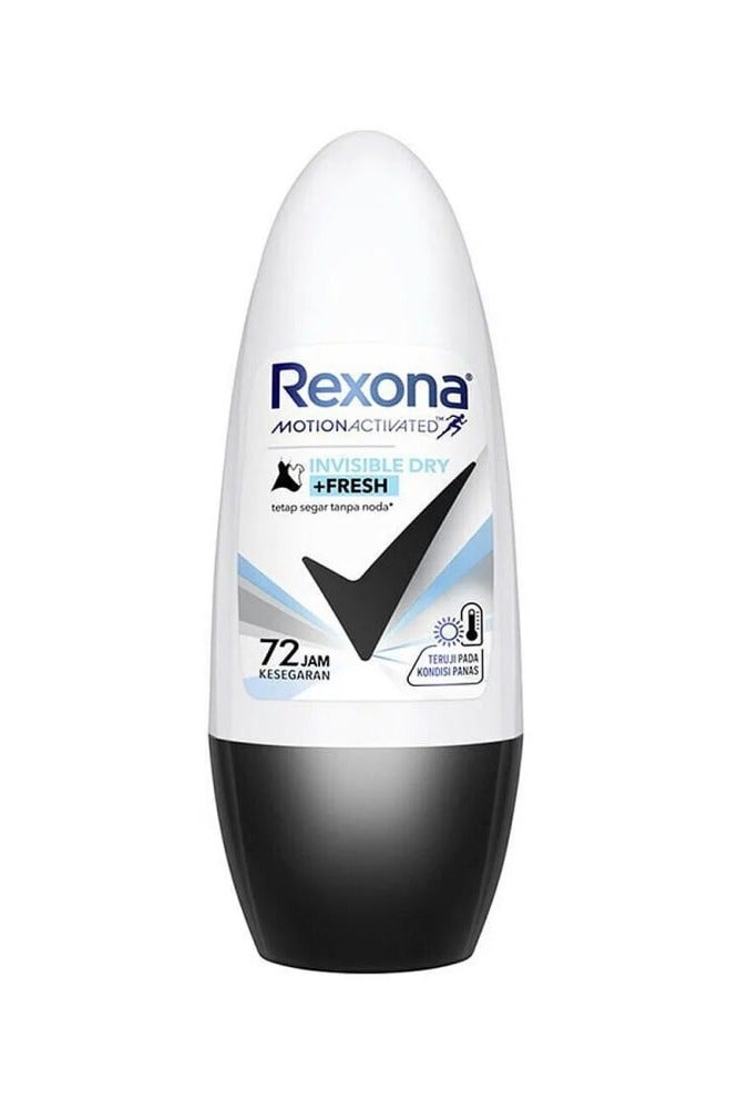 Rexona Invisible Dry + Fresh Roll On Deodorant 45ml